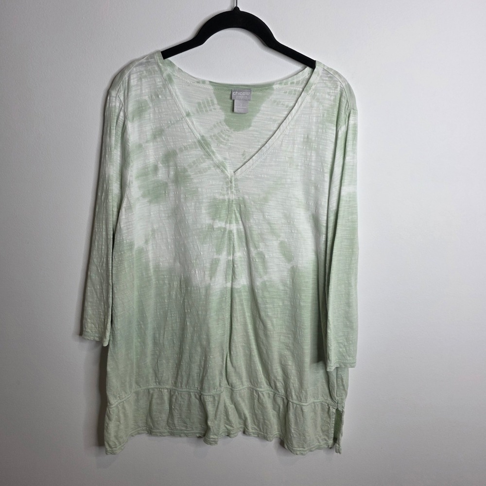 Chico's Zenergy Blouse‎ Womens 2 (12/14)